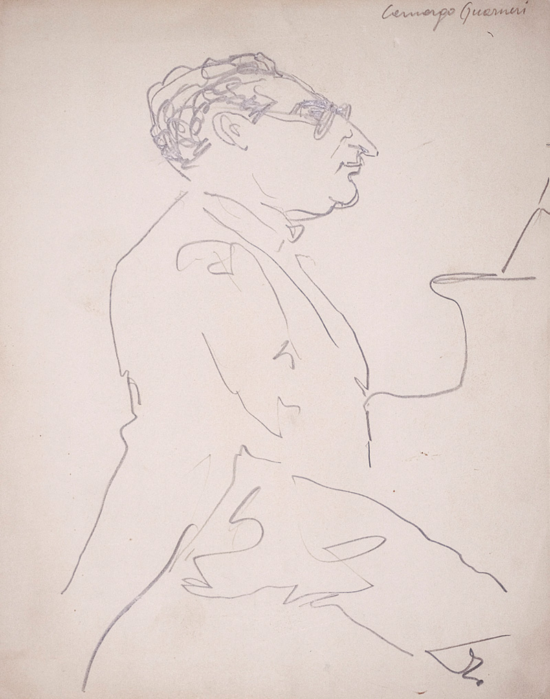 Lot 3069, Auction 126, Dolbin, Benedikt Fred, Portrait von Camargo Guarnieri