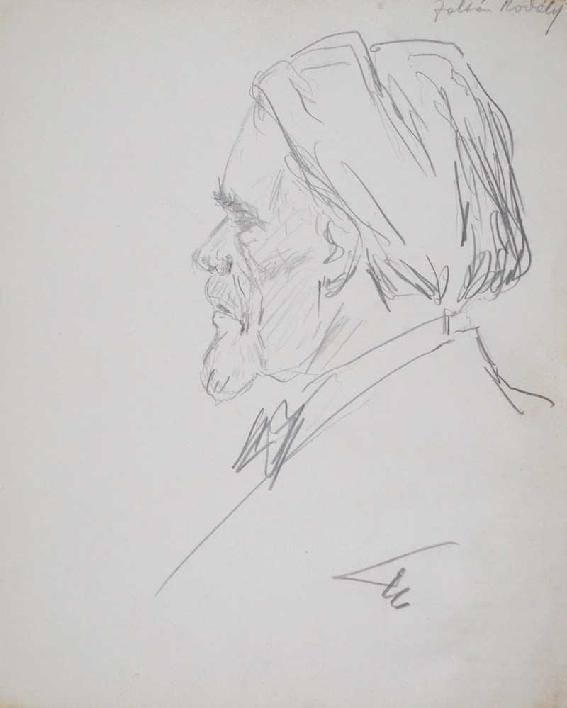 Lot 3084, Auction 126, Dolbin, Benedikt Fred, Portrait von Zoltan Kodaly