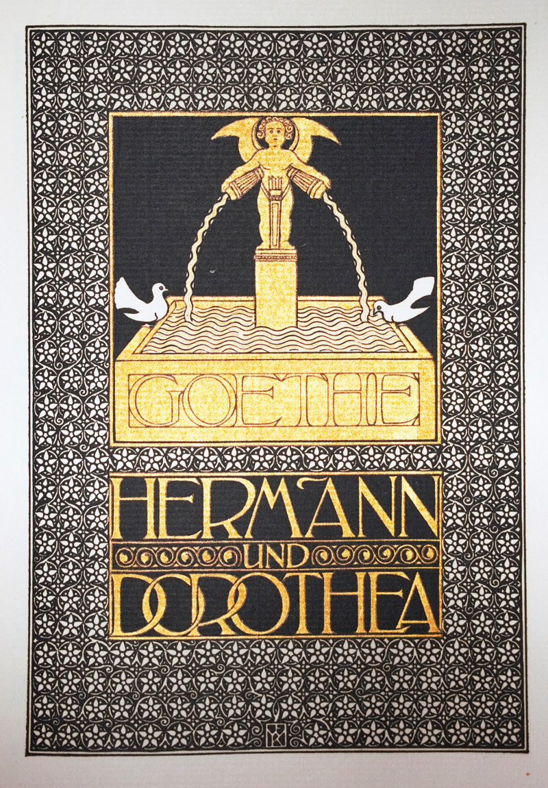 Lot 3103, Auction 126, Goethe, Johann Wolfgang von und Ernst Ludwig-Presse, Hermann und Dorothea