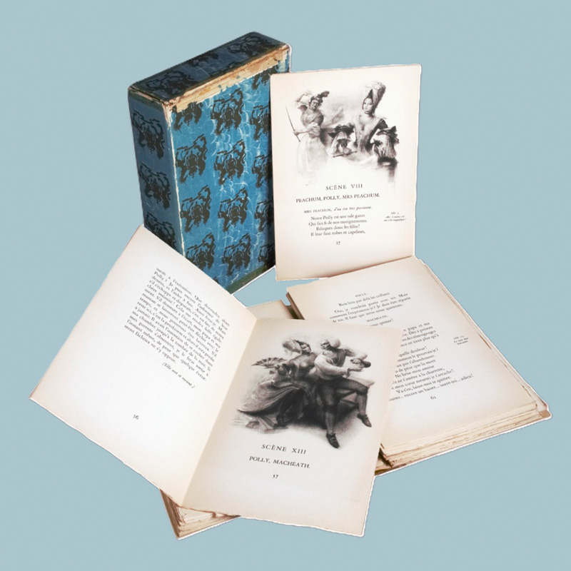 Lot 3120, Auction 126, Gay, John und Andreu, Mariano, L'Opéra des gueux - The Beggar's Opera (und Beigabe)