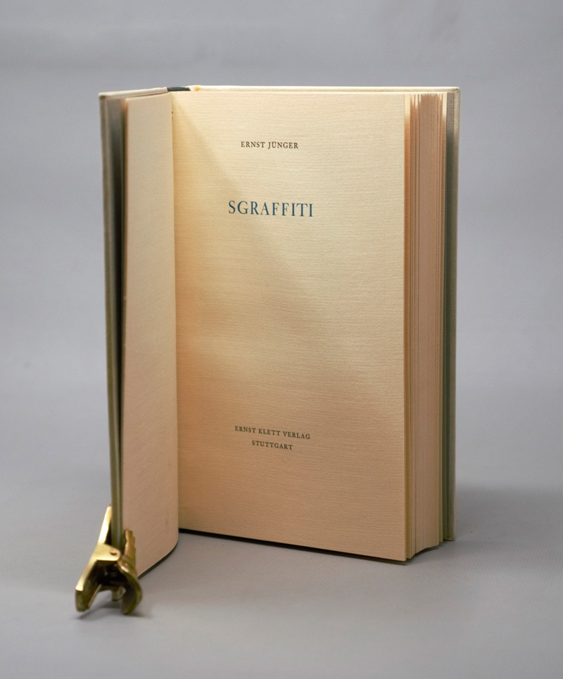 Lot 3215, Auction  126, Jünger, Ernst, Sgraffiti. OPergament. Stuttgart 1960. - Erste Ausgabe. 70 Exemplare