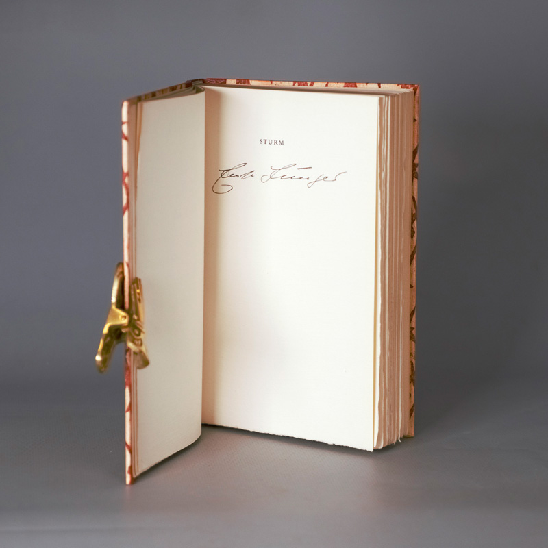 Lot 3220, Auction 126, Jünger, Ernst, Sturm, Olten 1963. - Nr. 1 für William Matheson, mit eigenhändigem Textzitat. - 105 Exemplare