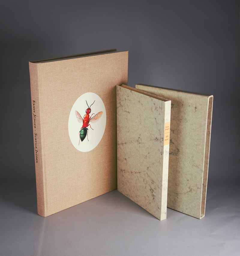 Lot 3234, Auction 126, Jünger, Ernst, Ad hoc. Stuttgart 1970. - Erste Ausgabe. - Dabei: Subtile Jagden. Stuttgart 1995. - 500 Exemplare