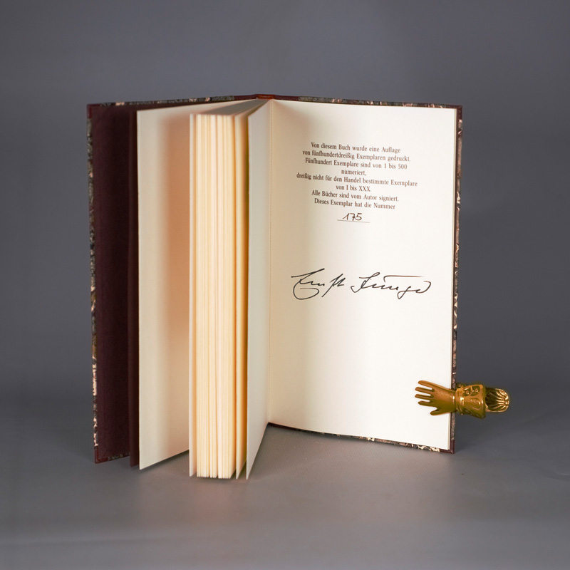 Lot 3247, Auction  126, Jünger, Ernst, Zeitsprünge. OHalbmaroquin. Stuttgart 1990. - Erste Ausgabe. - 500 sign. Exemplare