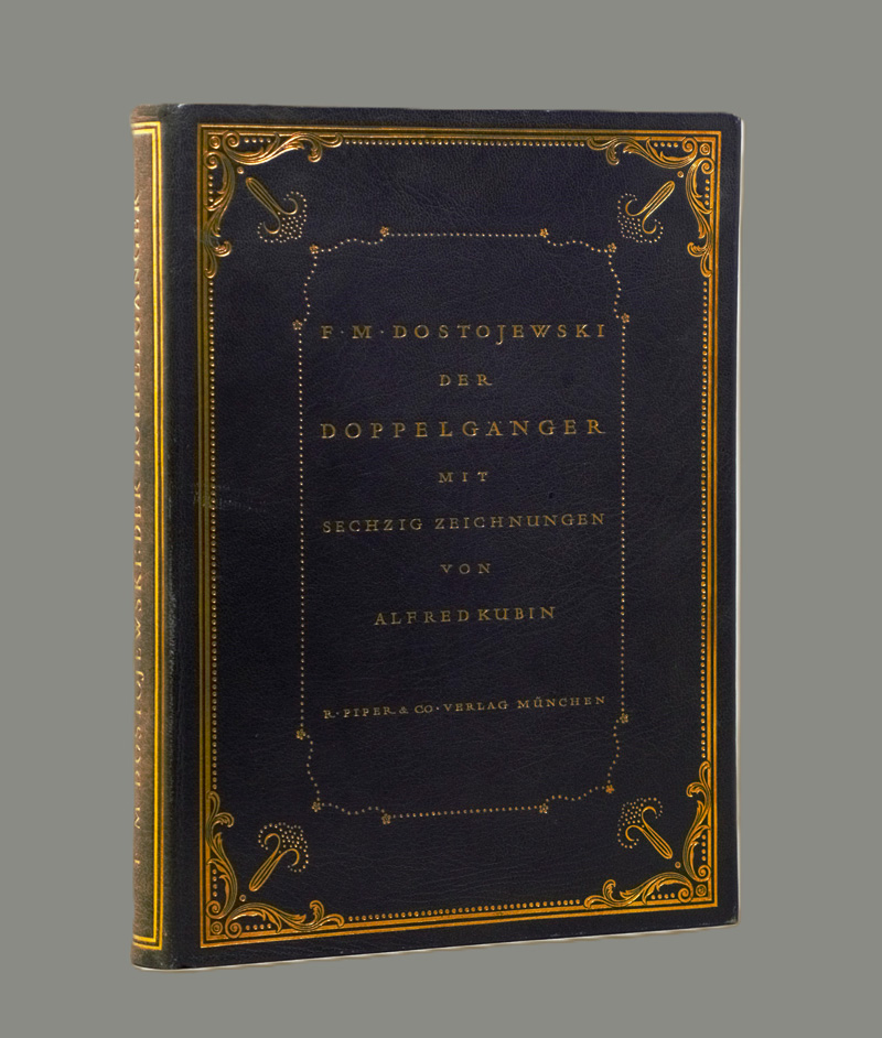 Lot 3289, Auction  126, Dostojewski, Fjodor Michailowitsch und Kubin, Alfred, Der Doppelgänger. Vorzugsausgabe, signiert