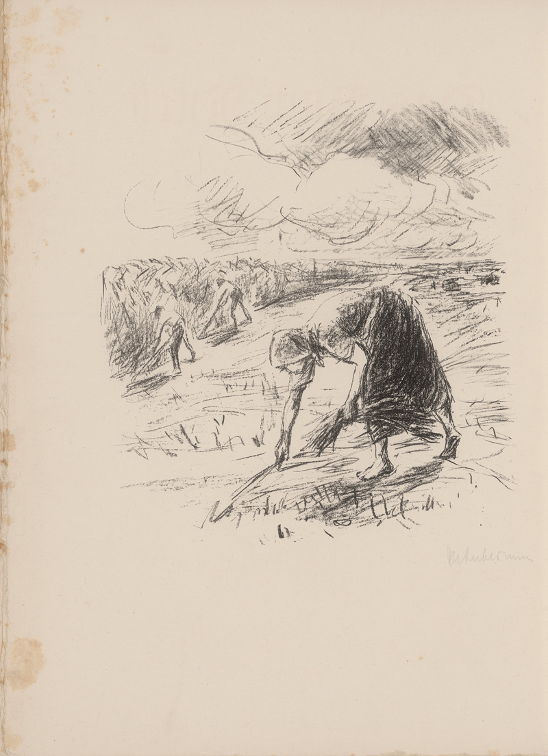 Lot 3303, Auction  126, Buch Ruth, Das und Liebermann, Max - Illustr., Max Liebermann