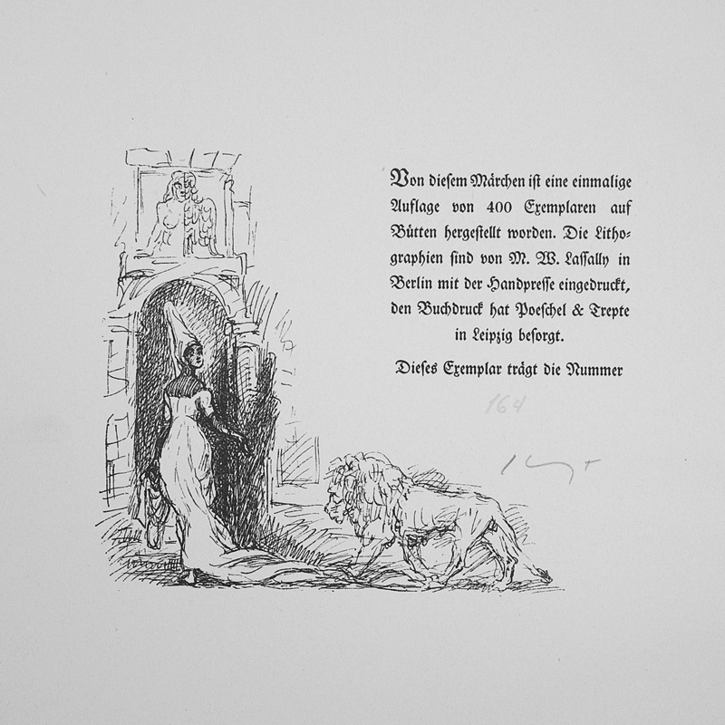 Lot 3375, Auction  126, Slevogt, Max, Konvolut von 6 Werken. Berlin 1920-1924