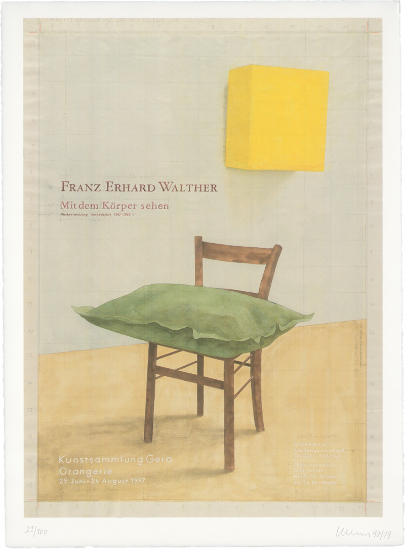 Lot 3395, Auction  126, Walther, Franz Erhard, Manifestationen (Vorzugsausgabe mit 4 separaten Farbsiebdrucken