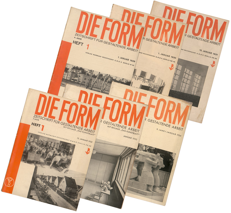 Lot 3411, Auction  126, Form, Die und Lissitzky, El, Zeitschrift für gestaltende Arbeit