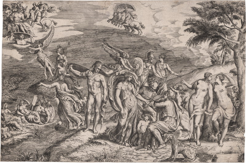 Lot 5030, Auction 126, Bonasone, Giulio, Das Parisurteil