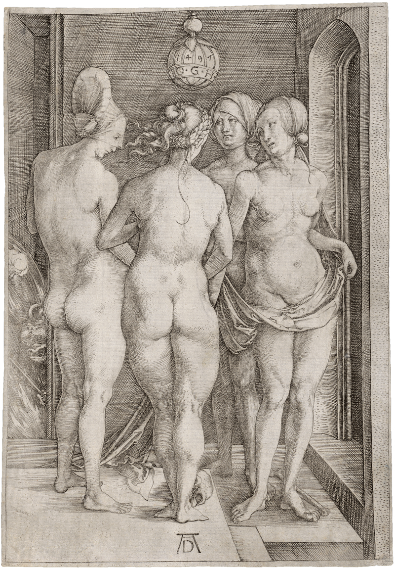 Lot 5082, Auction  126, Dürer, Albrecht, Die vier Hexen