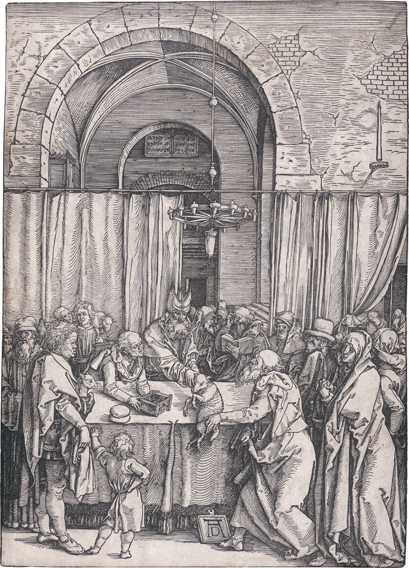 Lot 5101, Auction  126, Dürer, Albrecht, Joachim wird vom Hohepriester zurückgewiesen