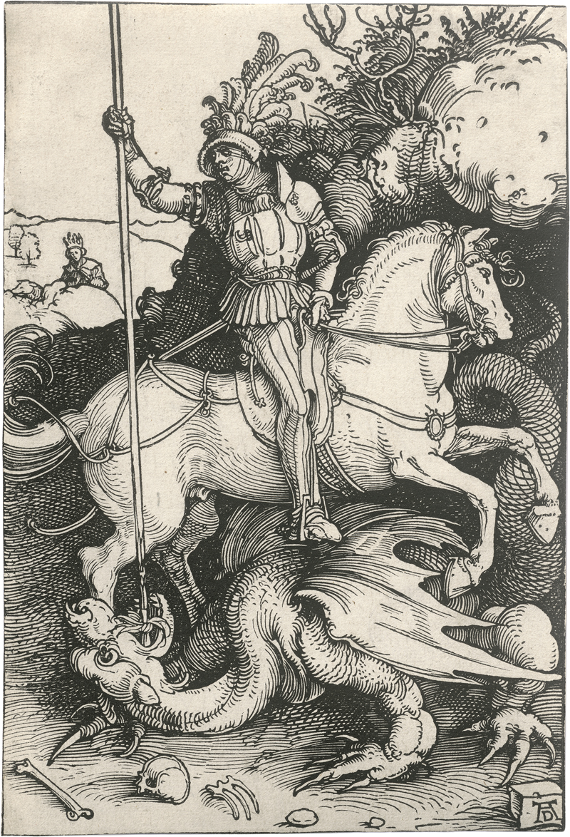 Lot 5105, Auction 126, Dürer, Albrecht, Der hl. Georg zu Pferd