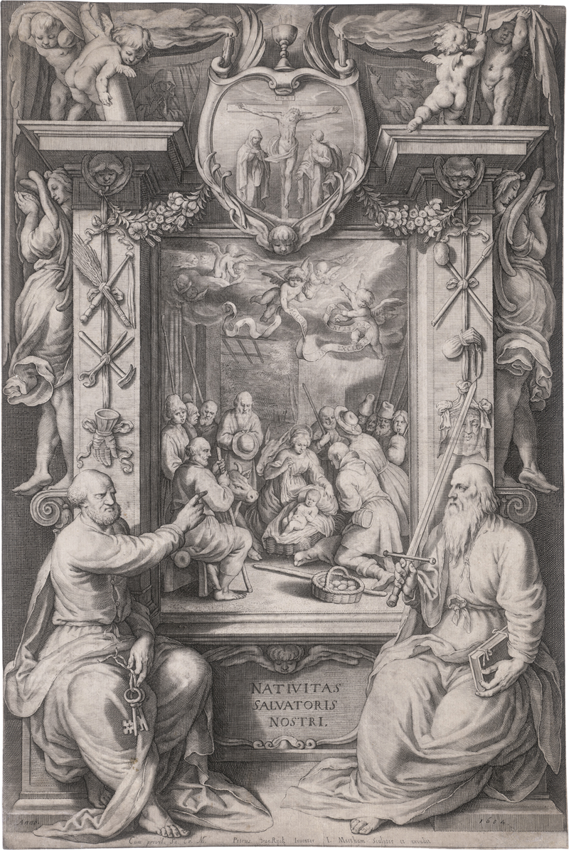 Lot 5170, Auction 126, Matham, Jacob, Die Geburt Christi