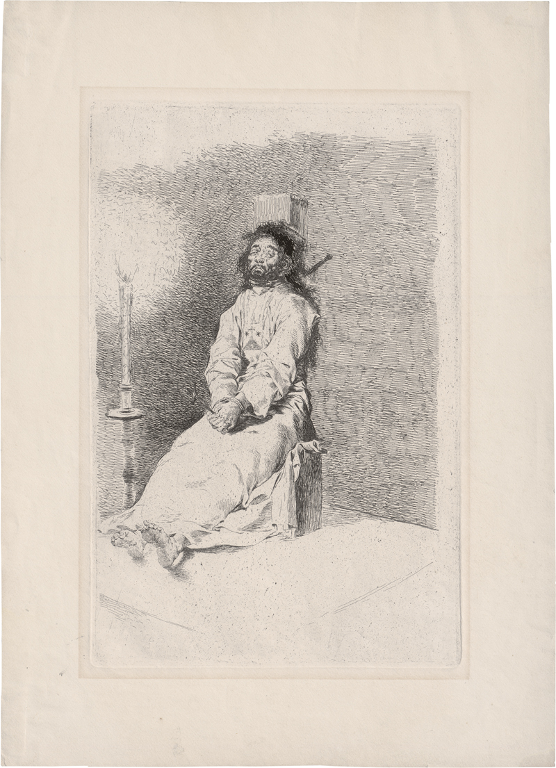Lot 5290, Auction  126, Goya, Francisco de, El Agarrotado