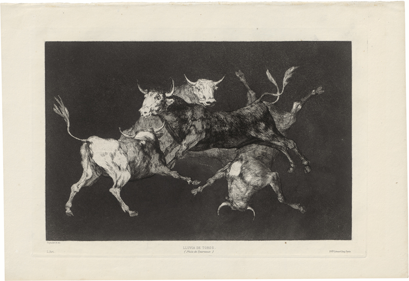 Lot 5294, Auction  126, Goya, Francisco de, Los Proverbios: Vier ergänzende Blätter