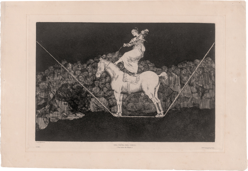 Lot 5296, Auction  126, Goya, Francisco de, Una Reina del Circo (Disparate Puntual)