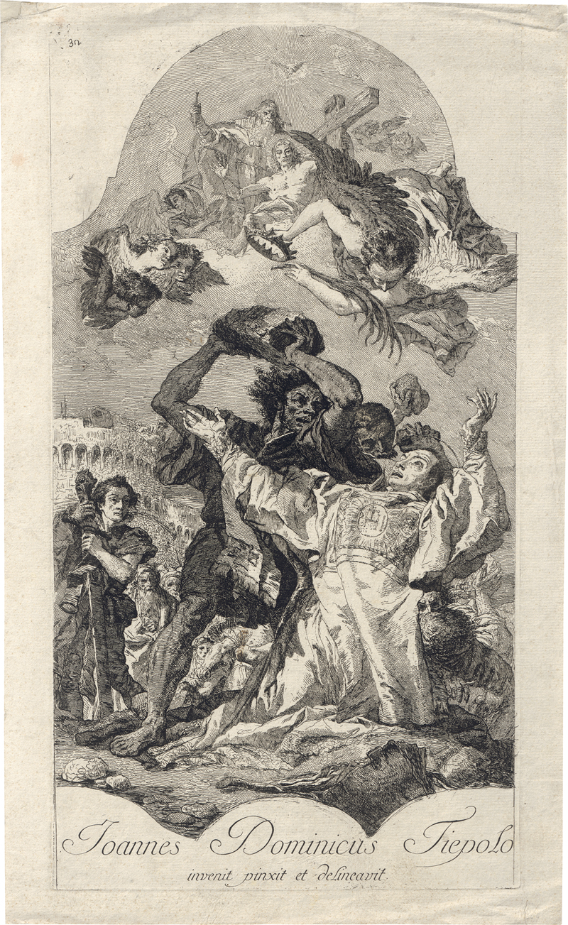Lot 5333, Auction  126, Tiepolo, Giovanni Domenico, Die Steinigung des hl. Stephanus