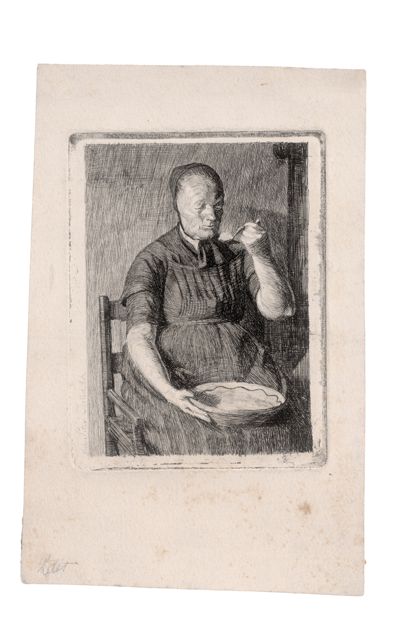 Lot 5370, Auction 126, Ilsted, Peter, Frau, speisend