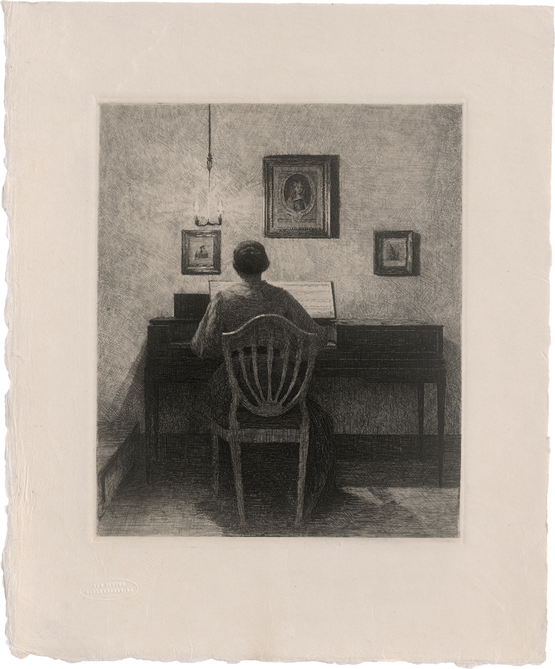 Lot 5371, Auction 126, Ilsted, Peter, Spielende Dame