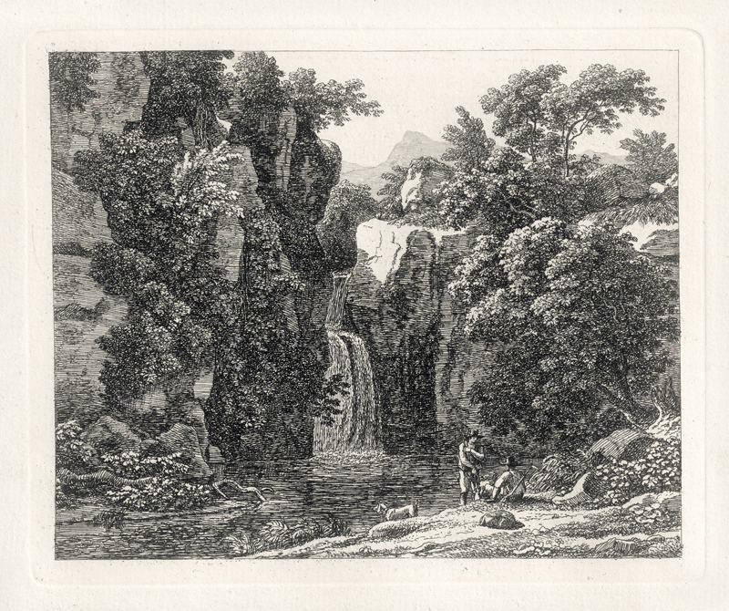 Lot 5407, Auction  126, Reinhart, Johann Christian, Vier Blatt Kleine Landschaften