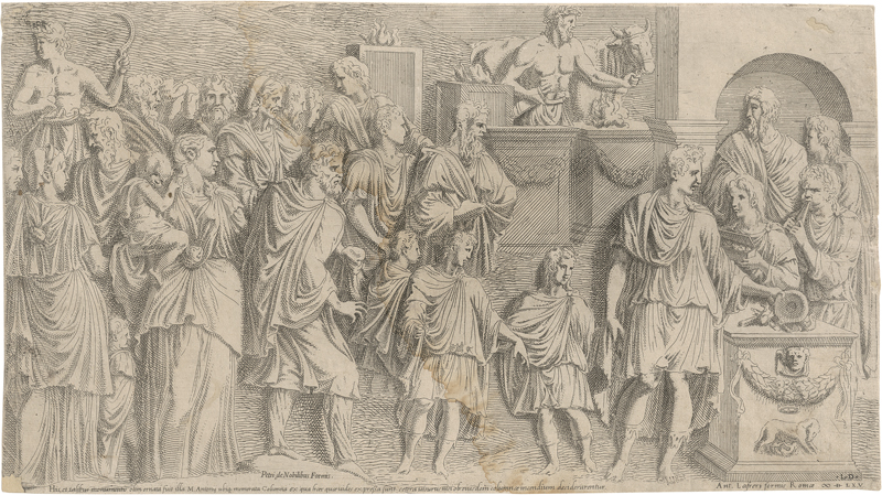 Lot 5530, Auction 126, Davent, Leon, Kaiser Trajan beim Trankopfer