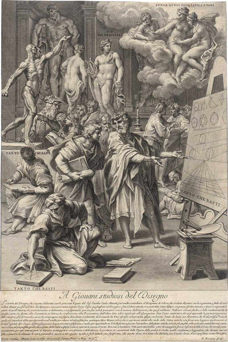 Lot 5533, Auction 126, Dorigny, Michel, La Scuola del Disegno