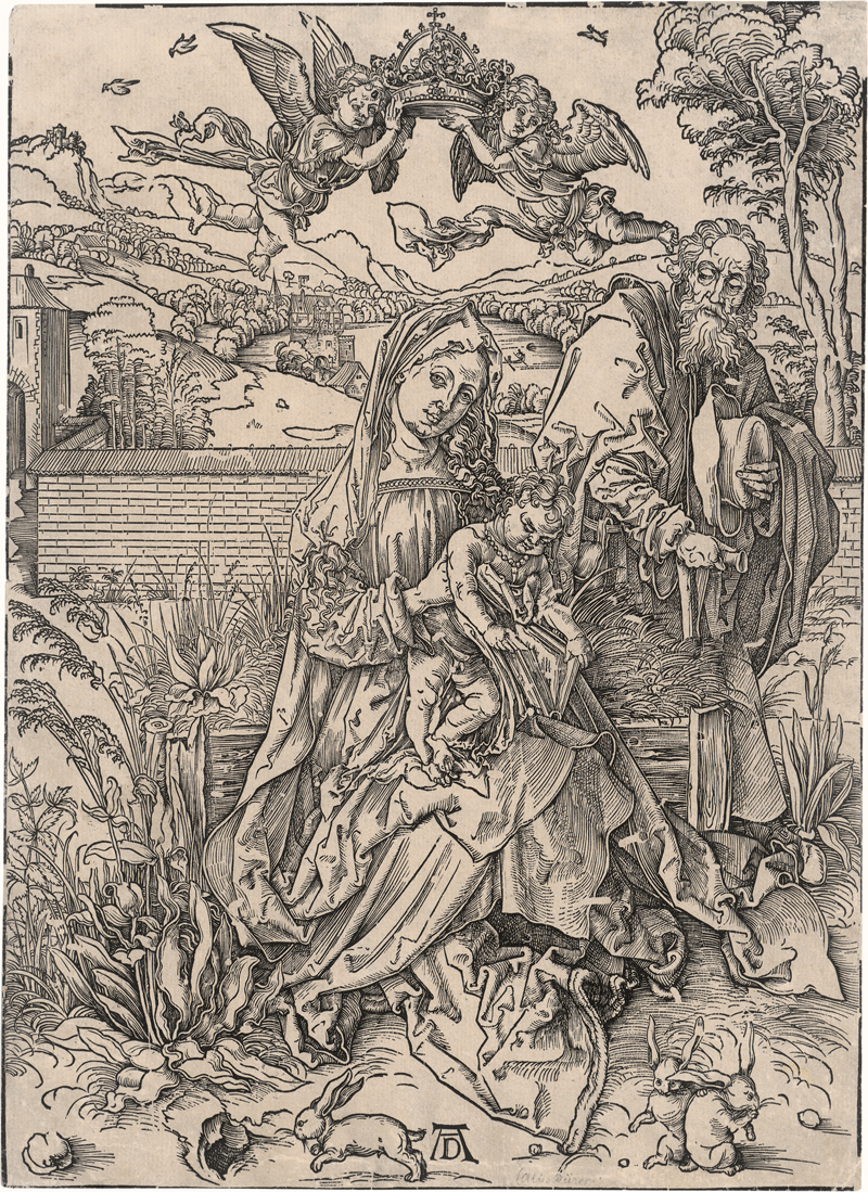 Lot 5546, Auction  126, Dürer, Albrecht, Die Heilige Familie mit den Hasen