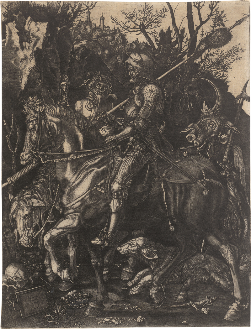 Lot 5550, Auction 126, Dürer, Albrecht - nach, Ritter, Tod und Teufel