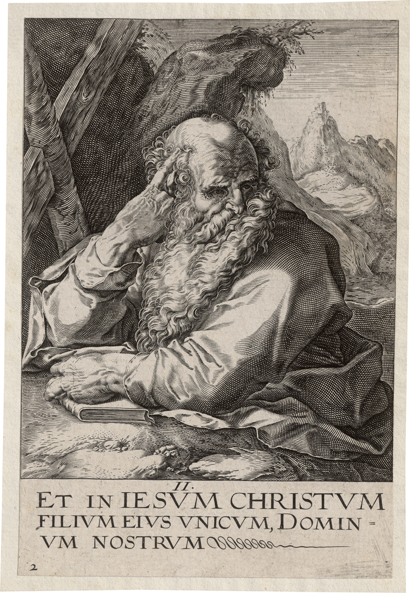 Lot 5560, Auction  126, Goltzius, Hendrick - nach, Christus, die zwölf Apostel und Paulus