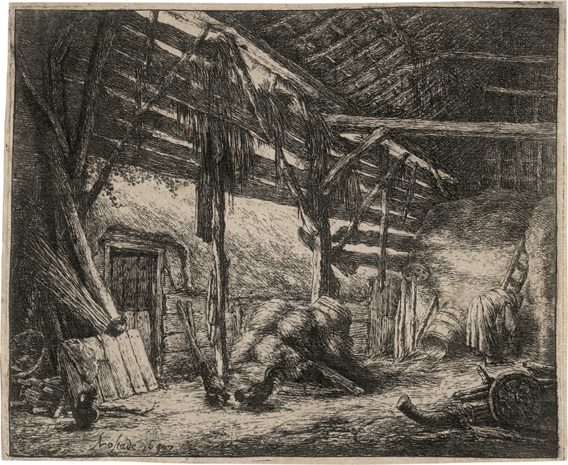 Lot 5640, Auction 126, Ostade, Adriaen van, Die Scheune