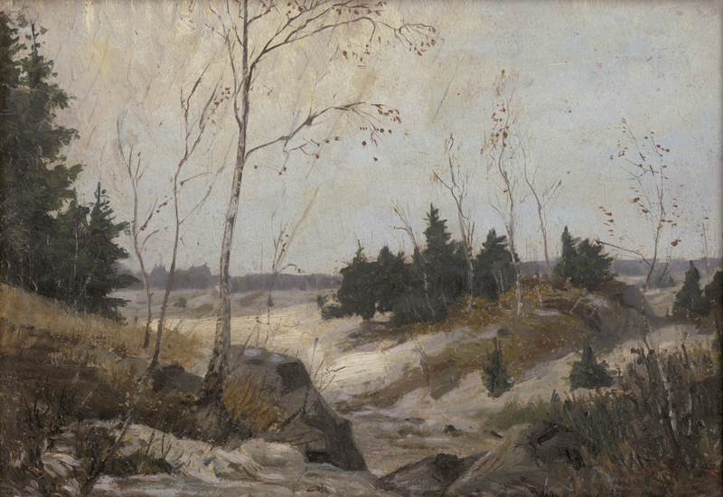 Lot 6127, Auction 126, Buchholz, Karl, Landschaft im Buchfart-Tal (od. bei Vollersrode) unweit Berka in Thüringen