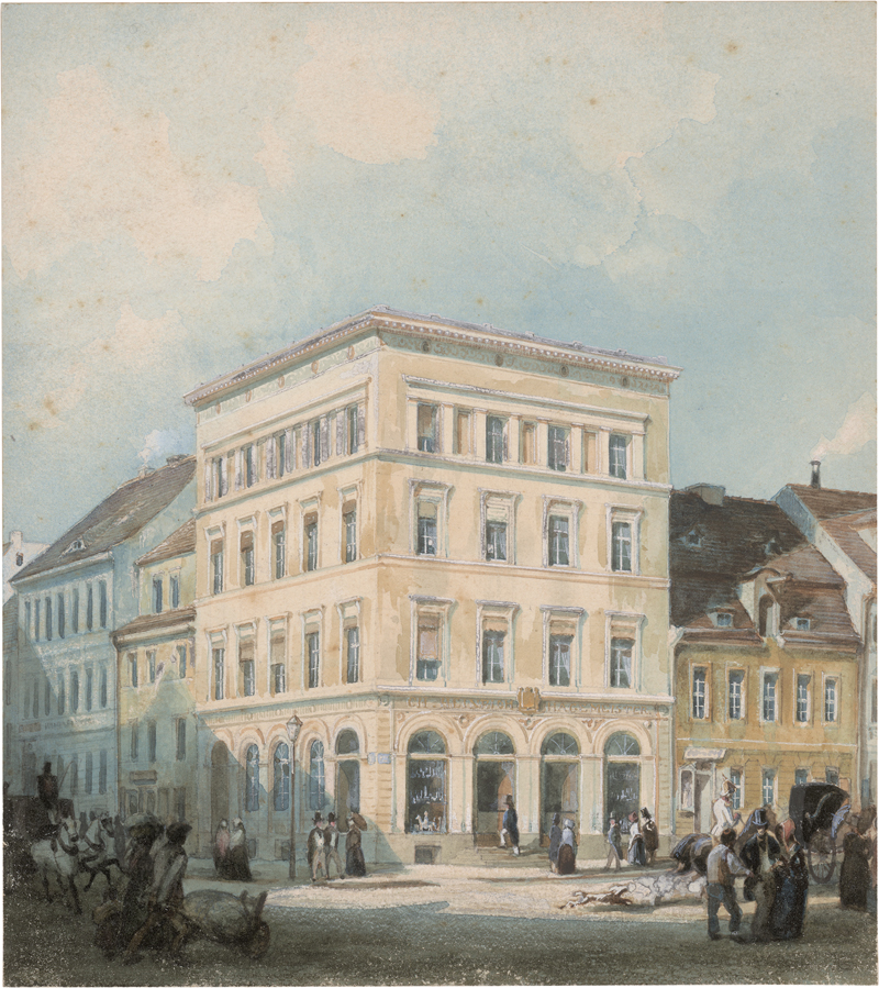 Lot 6626, Auction 126, Klose, Friedrich Wilhelm, Das großbürgerliche Heinrich-Hagemeister-Haus in der Großen Friedrichstraße 170 / Ecke Französische Straße in Berlin