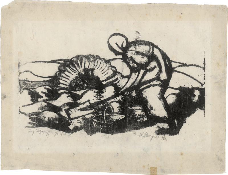 Lot 7045, Auction 126, Morgner, Wilhelm, Kartoffelernte