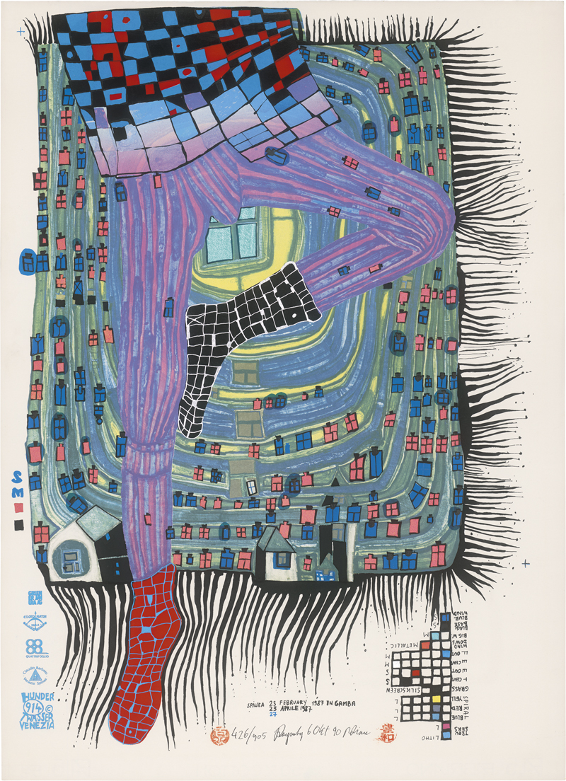 Lot 7260, Auction 126, Hundertwasser, Friedensreich, In Gamba