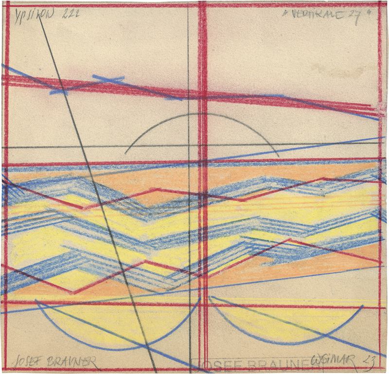 Lot 8052, Auction 126, Brauner, Josef, Ypsilon 222/Vertikale 27