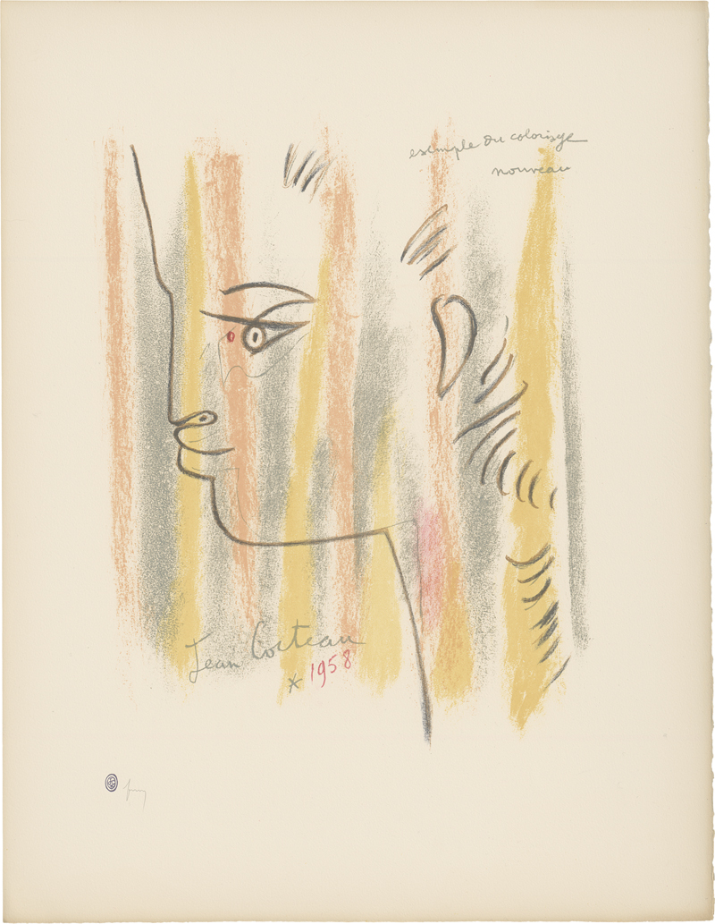 Lot 8072, Auction 126, Cocteau, Jean, Exemple du coloriage nouveau