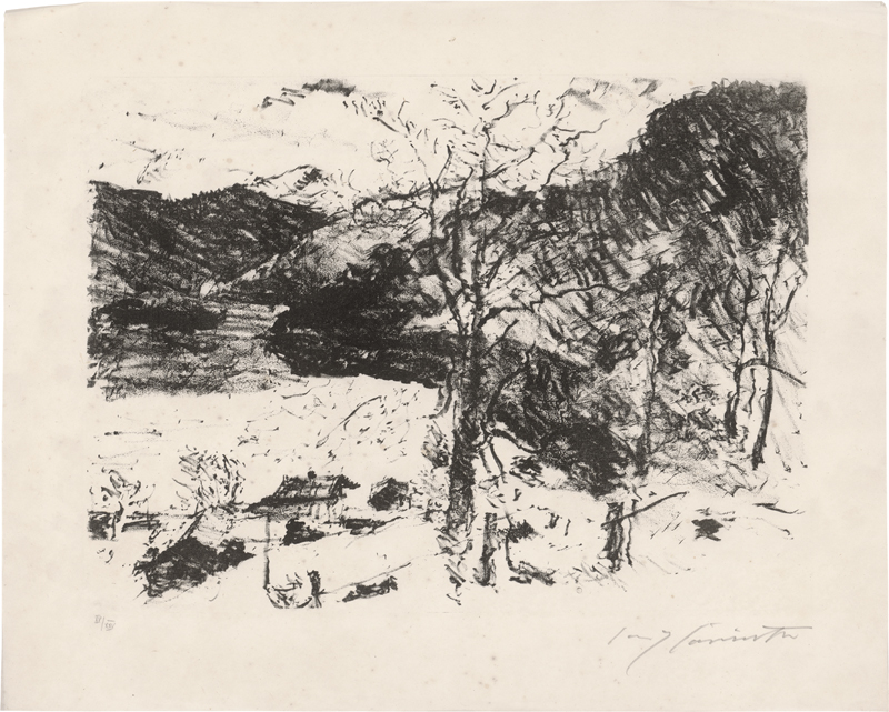 Lot 8080, Auction 126, Corinth, Lovis, Vorfrühling im Gebirge