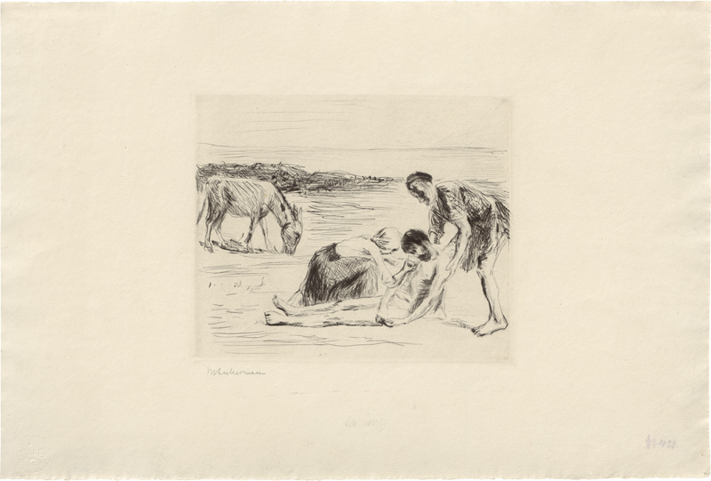 Lot 8164, Auction  126, Liebermann, Max, Der barmherzige Samariter