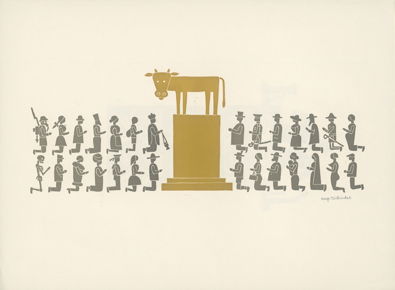 Lot 8281, Auction 126, Tschinkel, Augustin, Anbetung des Goldenen Kalbs; Kohlebaron