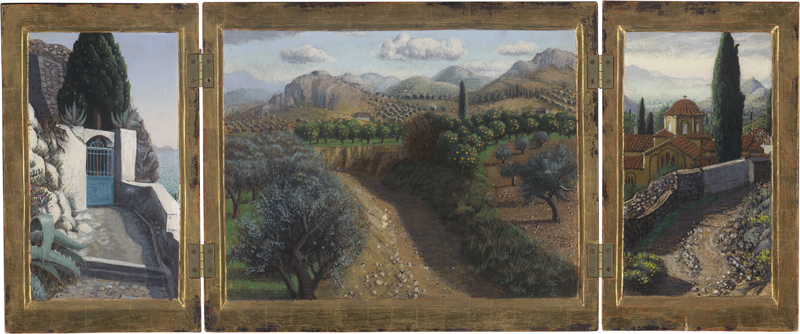 Lot 8304, Auction 126, Woyski, Klaus von, Südliche Landschaft, Herbst